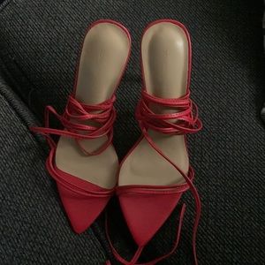 Tony Bianco Millie Cherry Nappa 10.5 cm heels